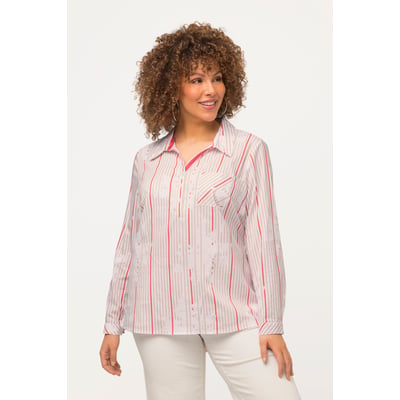 Tunique à manches longues et col chemise. ULLA POPKEN