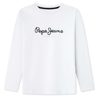 T-Shirt À Manches Longues Avec Logo PEPE JEANS
