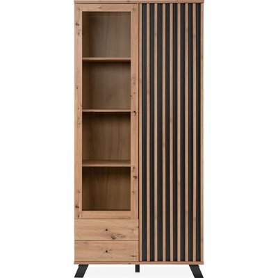 Vaisselier effet chêne - FLAVIA HOMIFAB
