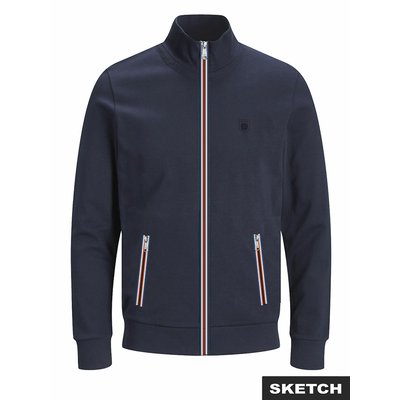 Sweat com fecho, gola subida JACK & JONES