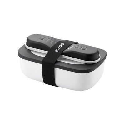Lunch-box et set de 3 couverts ON THE GO GUZZINI
