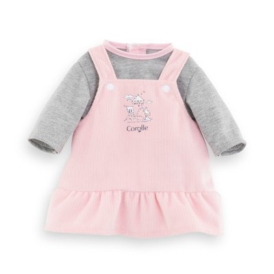 Robe et T-shirt Bords de Loire pour poupon 36 cm COROLLE