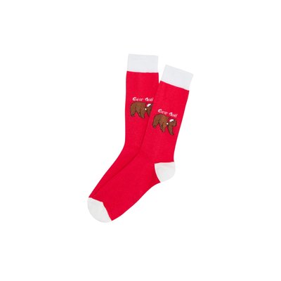 Chaussettes en coton imprimé Bear Noël  Made in France ARTHUR