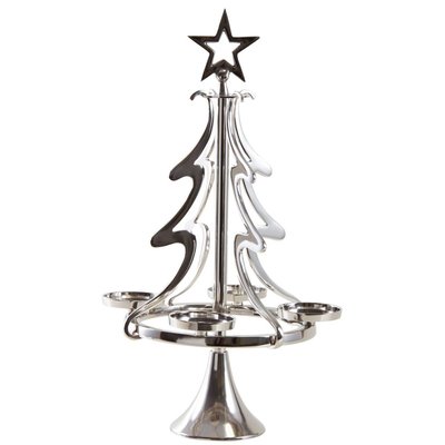 Sapin porte bougie en aluminium Hauteur 56cm AUBRY GASPARD