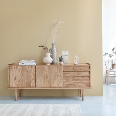 Buffet en bois mindi massif 175 cm  SUZANNE BERAH GETAH