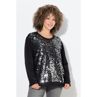 Sweat-shirt à paillettes, coupe oversize ULLA POPKEN
