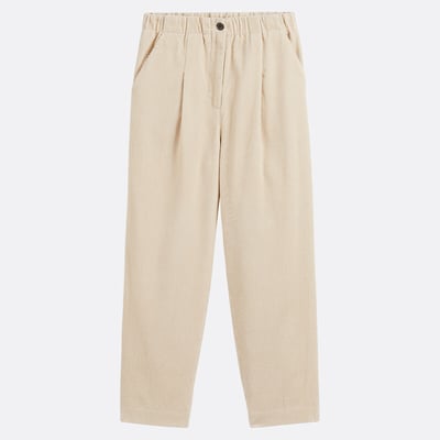 High Waist Carrot Trousers in Corduroy LA REDOUTE COLLECTIONS