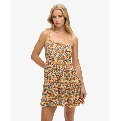 Robe jaune et bleu marine outlet