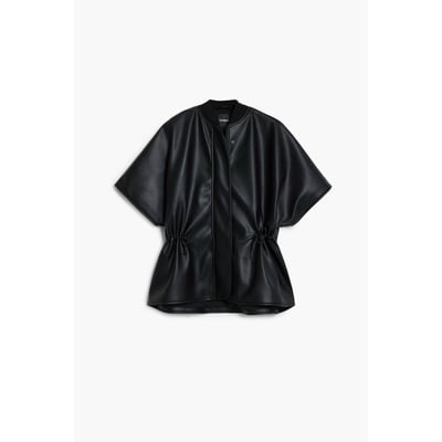 Poncho effet cuir à reliefs DESIGUAL