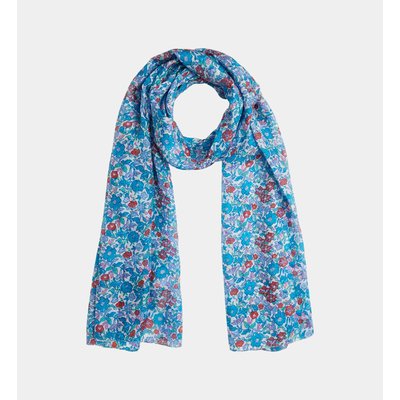 Foulard Soly À Motif Floral En Soie GALERIES LAFAYETTE