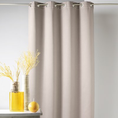 Rideau occultant frappé ronds 80% "Occultant" HOME MAISON