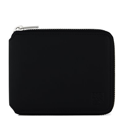 Porte monnaie zippé Maurice en cuir lisse LE TANNEUR