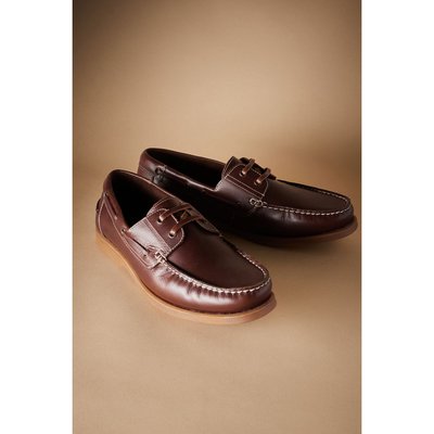 Chaussures bateau en cuir NEXT