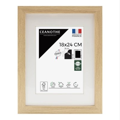 Cadre photo Milan avec passe-partout CEANOTHE