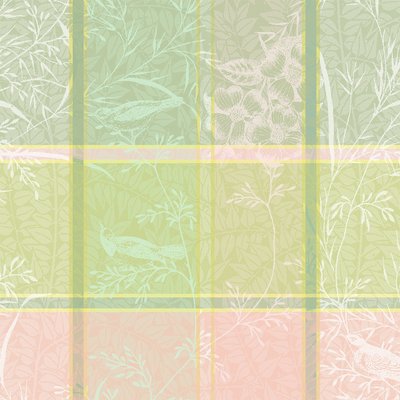Serviette pur coton MILLE PRINTEMPS GARNIER-THIEBAUT