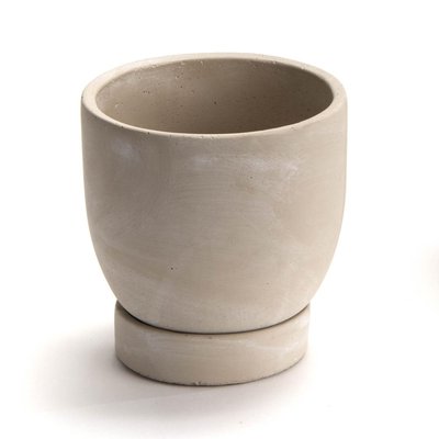 Cache pot ciment brut petit modèle (lot de 2) AMADEUS
