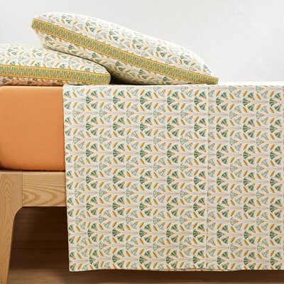 Drap plat en coton lavé, Osis LA REDOUTE INTERIEURS