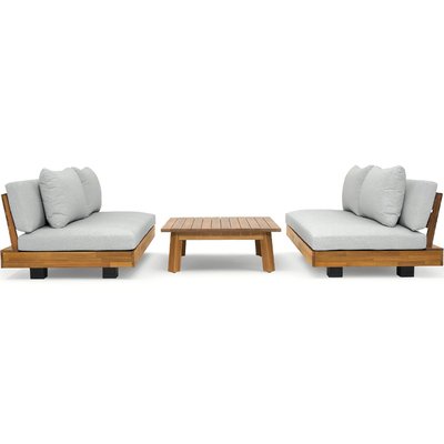 Salon de jardin 4 places en bois FSC - CAPRI HOMIFAB
