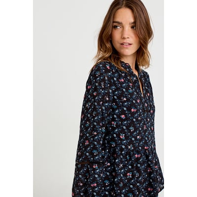 Chemise col v manches longues CACHE CACHE