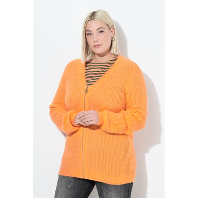 Cardigan en maille côtelée ULLA POPKEN