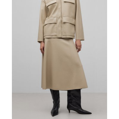 Jupe cuir beige cheap