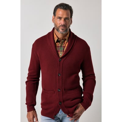 Cardigan en maille texturée, col châle JP1880