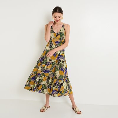 Robe longue imprimée GRAIN DE MALICE