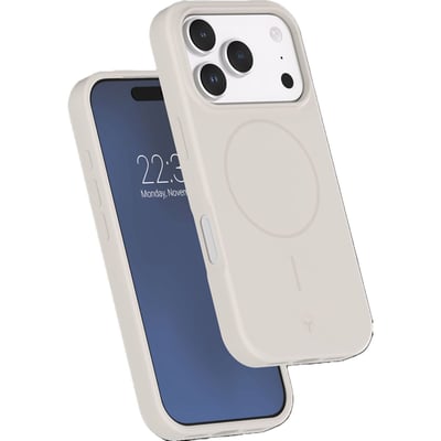 Coque iPhone 18 Pro Silicone Magsafe Blanc FORCE CASE
