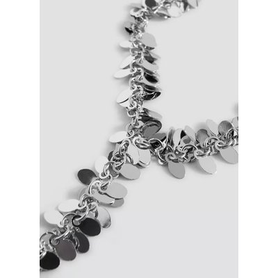 Collier pendentif avec perles métalliques MANGO TEEN