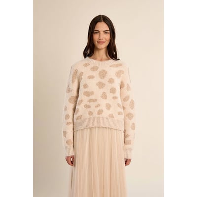Camisola estampada, gola redonda MOLLY BRACKEN