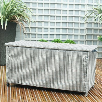 Medium Garden Cushion Box - Stone Grey SO'HOME