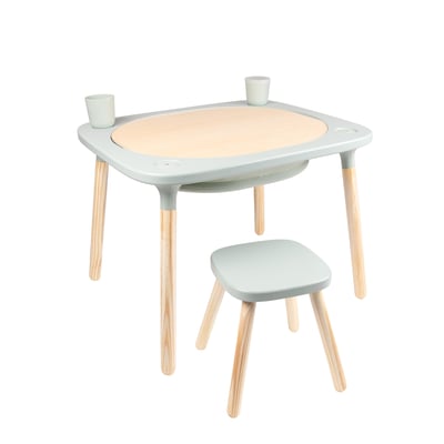 Table de jeux 4 en 1 avec tabouret ACTIVE TOTS