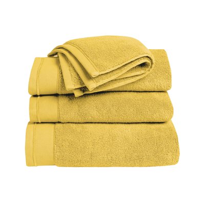 Serviette de toilette 100% Coton BIO, DOUCEUR NATURE BLANC CERISE