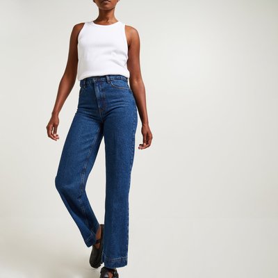 Jean taille haute large MONOPRIX