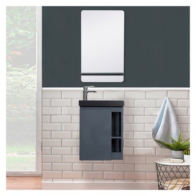 Ensemble meuble lave-mains + miroir HAMPTON MOB IN