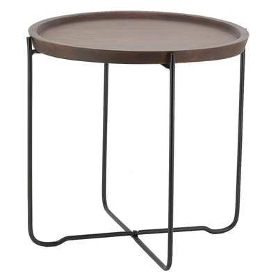 Table pliable en métal et manguier AUBRY GASPARD