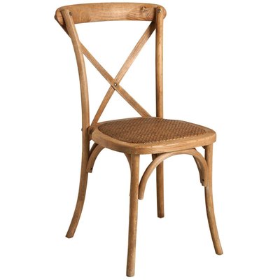 Chaise bistro en orme empilable unitaire AUBRY GASPARD