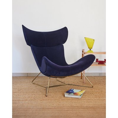 Fauteuil Imola bleu Jakob N°1264 - Bon état DEBONGOUT