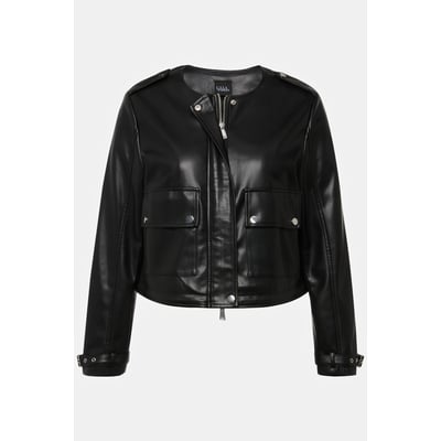 Veste en similicuir. Fermeture éclair double ULLA POPKEN
