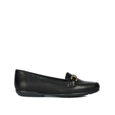 Ademende moccassins in leer Annytah GEOX