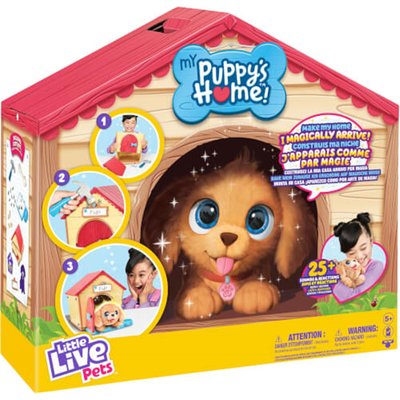 Little Live Pets Chien My Puppy's Home - set de jeu interactif MOOSE