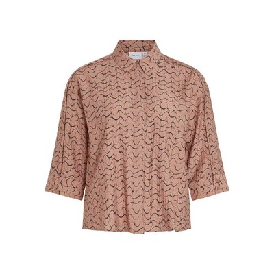 Gemusterte Bluse mit 3/4-Ärmeln VILA