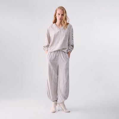 Sweat en velours crinkle LIU JO