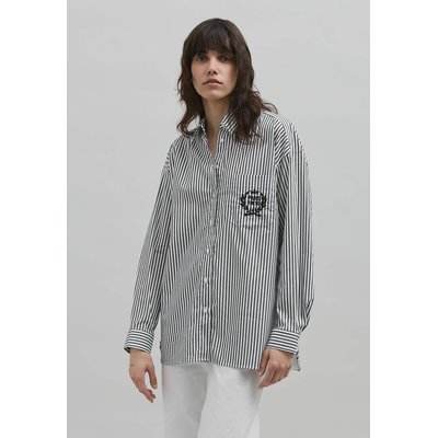 Gestreifte Oversize-Bluse mit langen Ärmeln IKKS