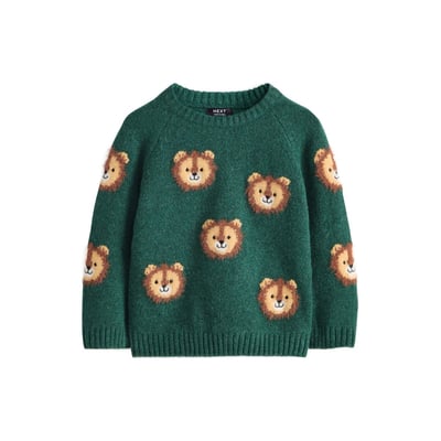 Pull ras de cou en maille à personnages NEXT