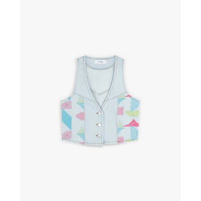 Scdenim emb vest SCALPERS
