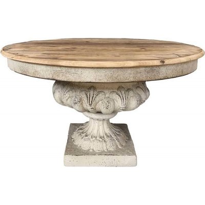 Table basse bois, ronde, Neoclasico RECOLLECTION