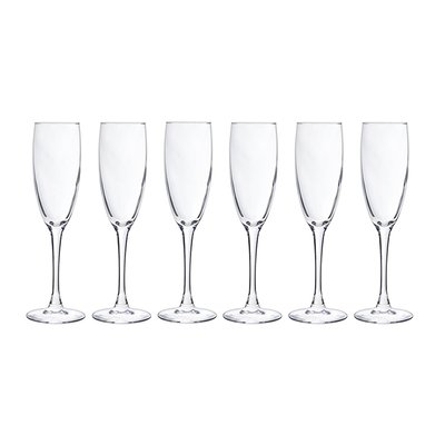 Lot de 6 flûtes à Champagne, COSY MOMENTS COSY&TRENDY