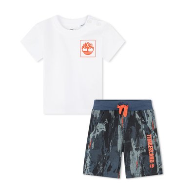 T-shirt et short bimatière TIMBERLAND