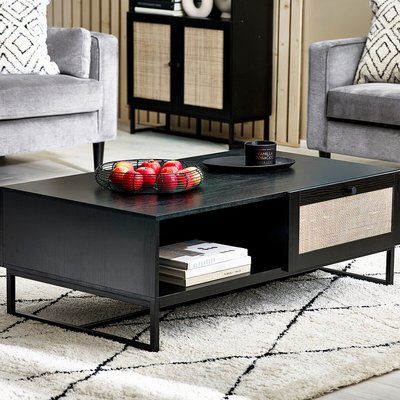 Indiya Rattan Storage Coffee Table SO'HOME
